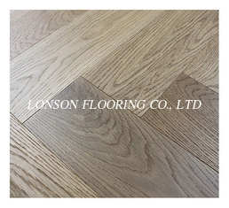 Prime Oak Herringbone Engineered Wood Flooring To Italy, Smoked