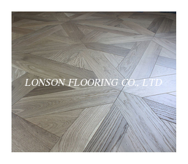 Natural Smoked Oak Tiles Parquet Flooring, Birch plywood, 800 *800MM